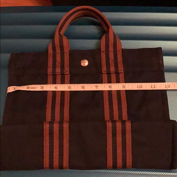 ⭐️HOST PICK⭐️ HERMES canvas tote bag - Picture 6 of 7